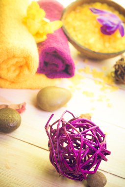 Spa tuz taşlar zen sağlık oturum