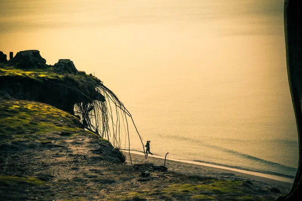 Sea coast autumn spring storms — Stock Photo, Image