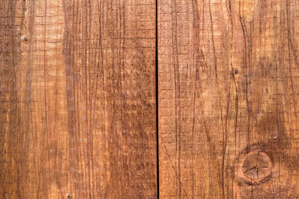 Braun lackierte Holzbohlen — Stockfoto