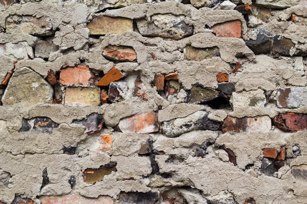 Old defense wall red bricks — Stock Photo, Image