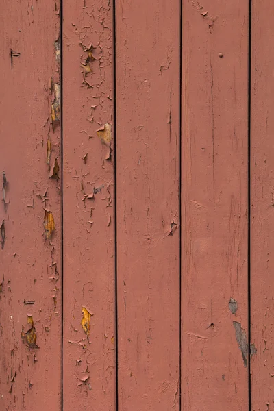 Planches murales en bois peintes en brun — Photo