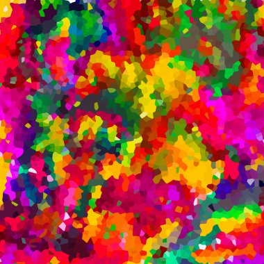 Gökkuşağı lekelerinin çok renkli arka planı. Vektör illüstrasyonu