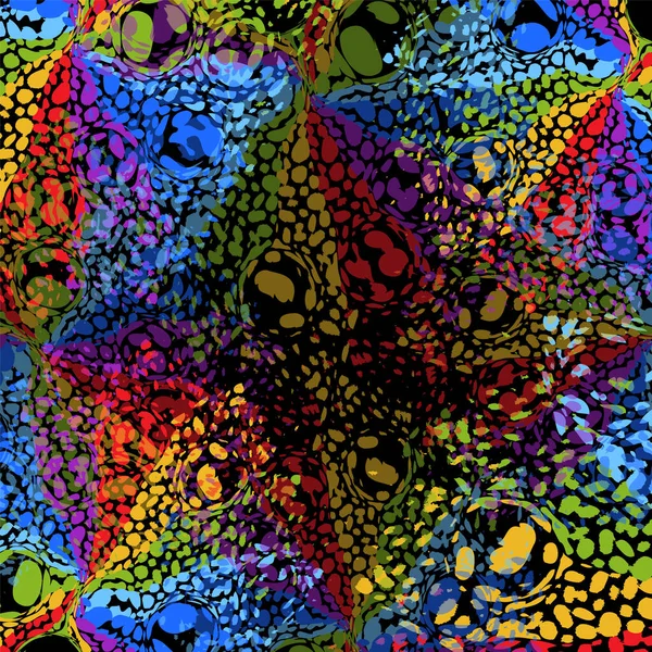 El fondo de las manchas multicolores. Ilustración vectorial — Archivo Imágenes Vectoriales