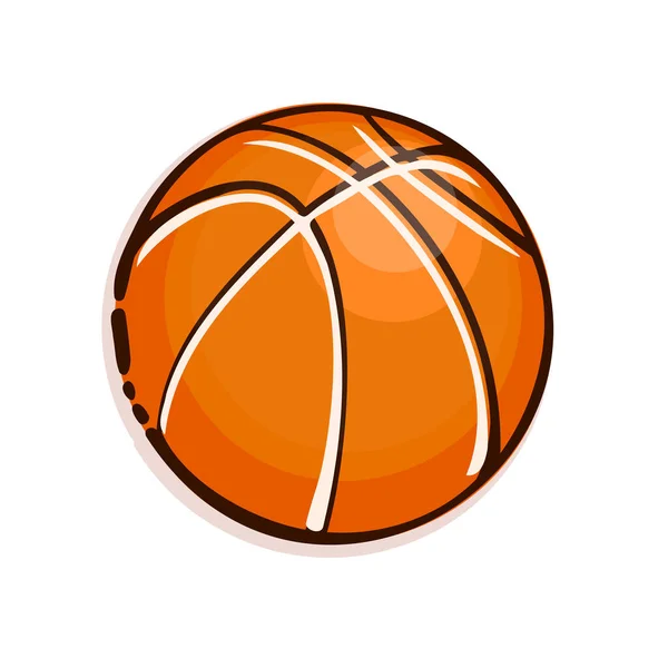 Basket bollen ikon, vektor illustration design. Sport objekt samling. — Stock vektor
