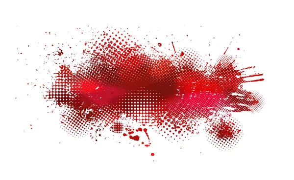 L'abstraction rouge des taches. Illustration vectorielle — Image vectorielle