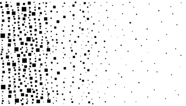 Fundo abstrato quadrados pretos de tamanhos diferentes. Ilustração vetorial —  Vetores de Stock