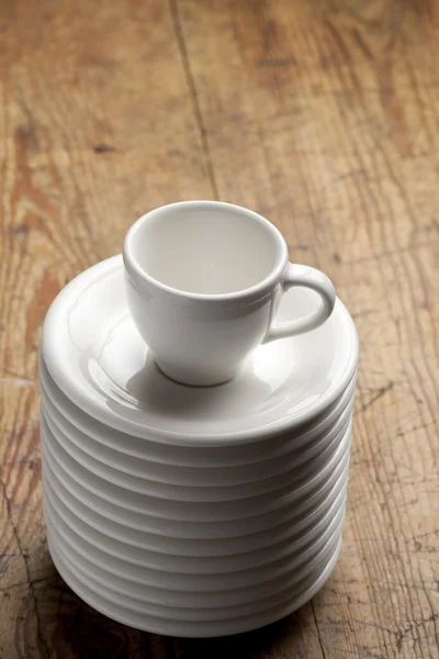 Coffee cup on saucers. — Stock Photo, Image