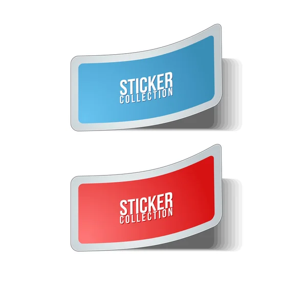 Vector Sticker Collection — Stock Vector