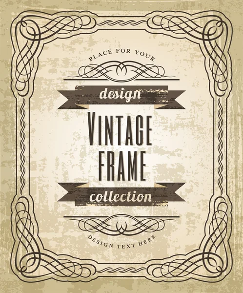 Vintage frame — Stockvector