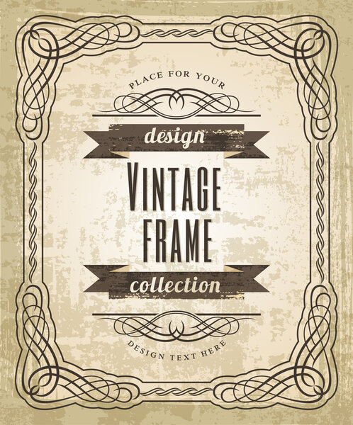 Винтажная рама
