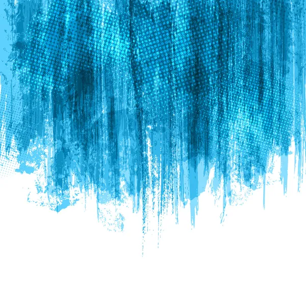 蓝色油漆喷出背景。病媒第10页 免版税图库插图