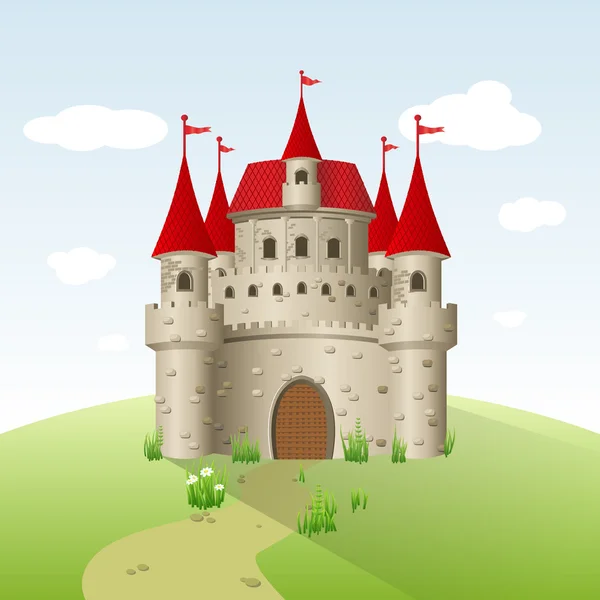 Fairy-tale castle — Stock Vector