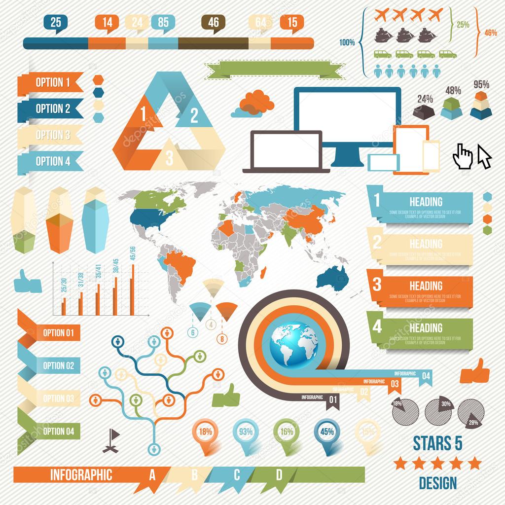 Infographic Elements and Communication Concept