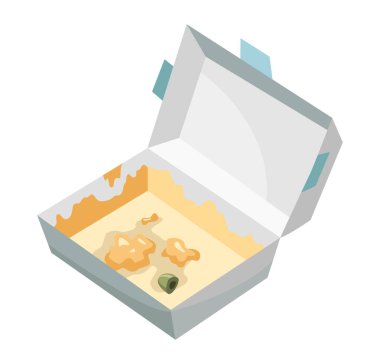 Beyazda izole edilmiş plastik çöpler. Çöp. Plastik kap israfı. Gereksiz şeyler atılabilir.