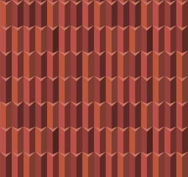 Tertemiz kiremit çatı. Tekrarlanan seramik çatının desenleri. Ev kaplamasının kil kiremit dokusu. Kiremit illüstrasyonu