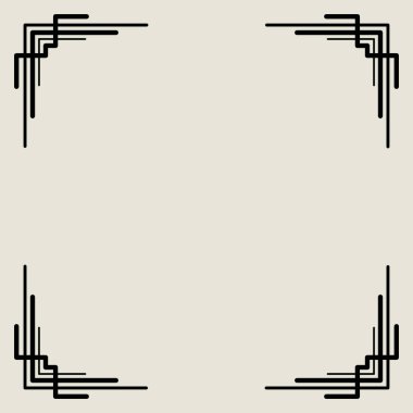 Klasik tasarım öğesi. Eski model çerçeve. El çizimi sayfa dekoru. Vektör sınır tasarım ögesi