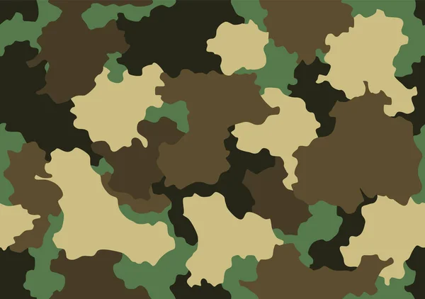 Camouflage Texture Seamless Pattern Abstract Modern Camo Background Fabric Fashion — Stockvektor