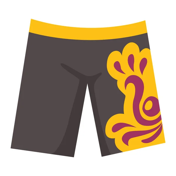 Costumi Bagno Biancheria Intima Uomo Modello Pantaloncini Bellissimo Abbigliamento Spiaggia — Vettoriale Stock