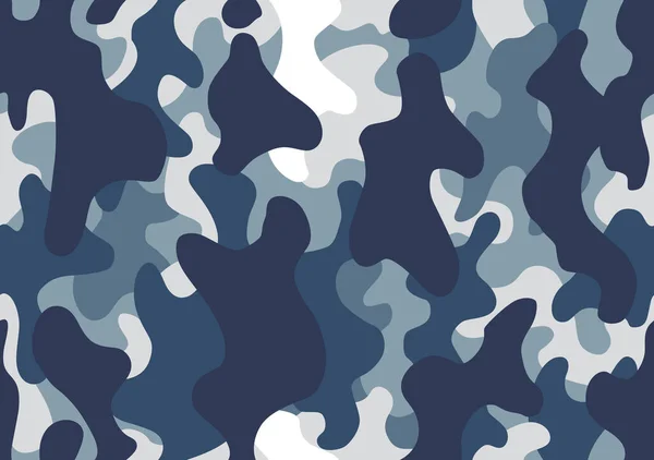 Camouflage Texture Seamless Pattern Abstract Modern Camo Background Fabric Fashion — Stockvektor