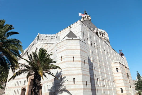 Basilikan i Bebådelsekyrkan i Nasaret israel — Stockfoto