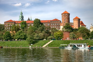 Wawel castle in Cracow, Poland clipart