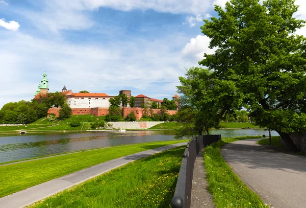 Wawelskiego zamku, Kraków, Polska — Zdjęcie stockowe