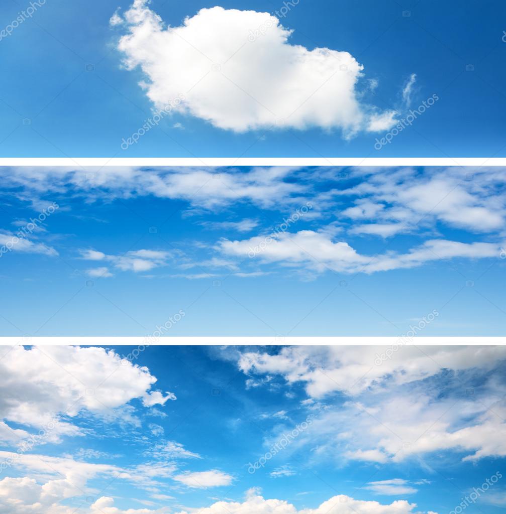 Sky backgrounds set