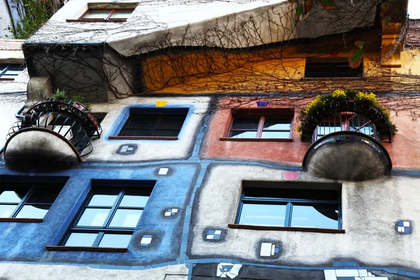 Hundertwasser huis, Wenen, Oostenrijk — Stockfoto