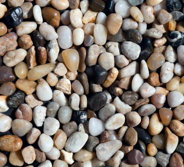 Various pebble stones texture — Stock Photo, Image