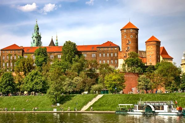 Zamek na Wawelu w Krakowie, Polska — Zdjęcie stockowe