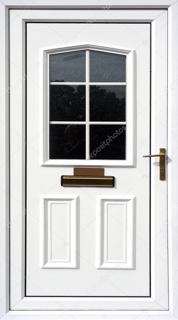 White front door