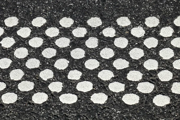 Neue Asphaltstruktur mit weißen Punkten — Stockfoto