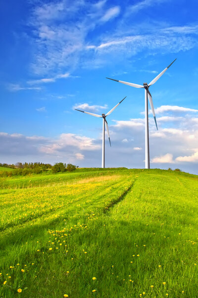 Mountain wind turbine