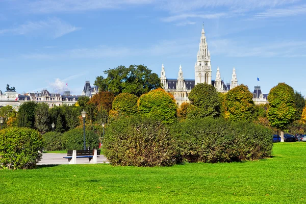 Grüner Stadtpark — Stockfoto