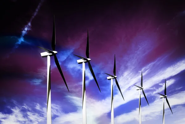 Wind turbines — Stock Photo, Image