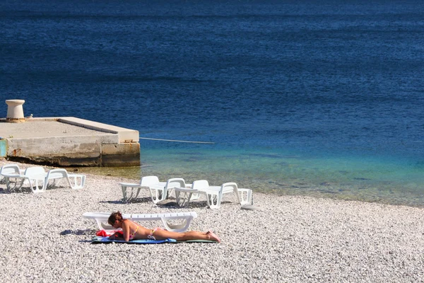 Entspannen am Strand — Stockfoto