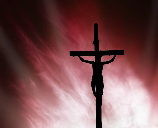 Gesù sulla croce — Foto Stock
