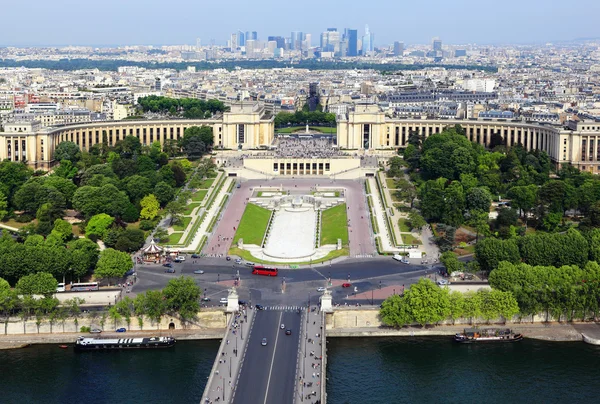 Paris vom Eiffelturm — Stockfoto