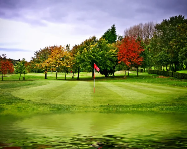 Campo de golfe — Fotografia de Stock