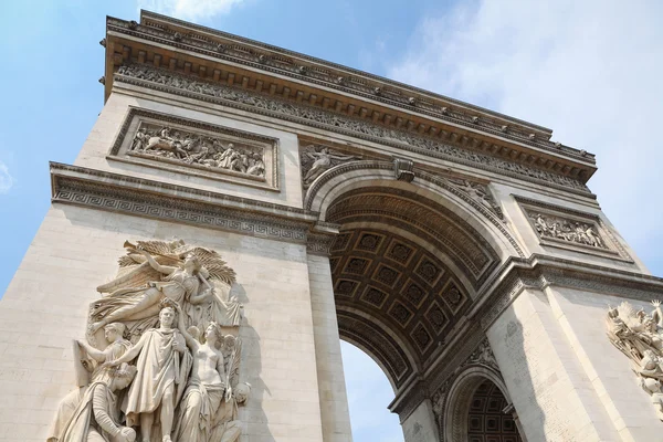 Vítězný oblouk v Paříži — Stock fotografie