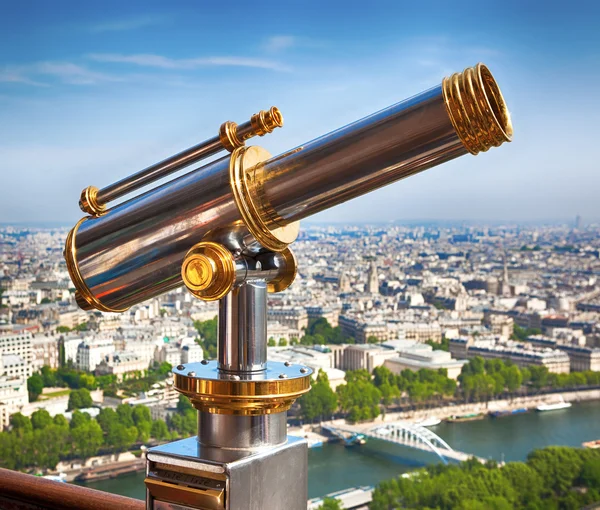 Eiffel Tower telescope — Stock Photo, Image