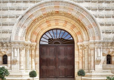 Kudüs'te dormition abbey giriş