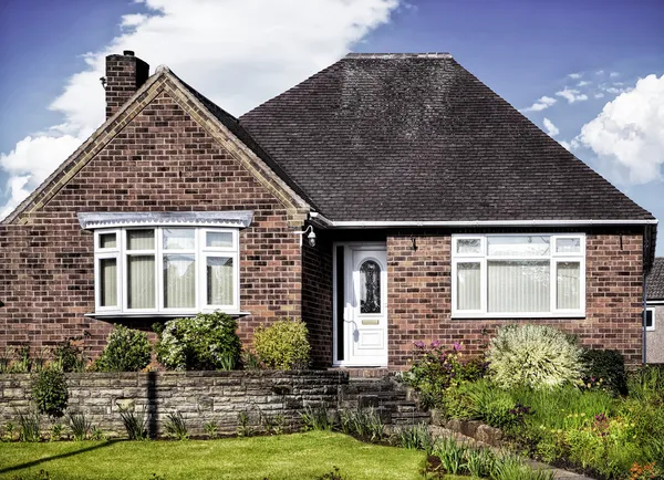 Rode bakstenen huis in Verenigd Koninkrijk — Stockfoto