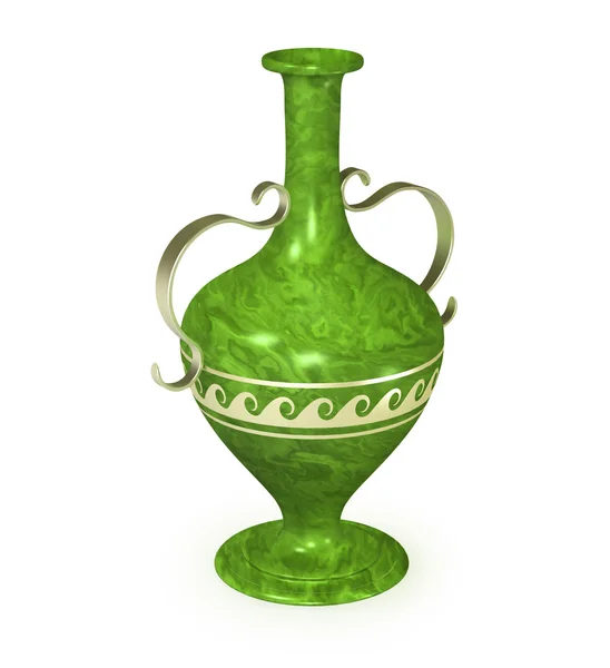 Малахитовая ваза — стоковое фото