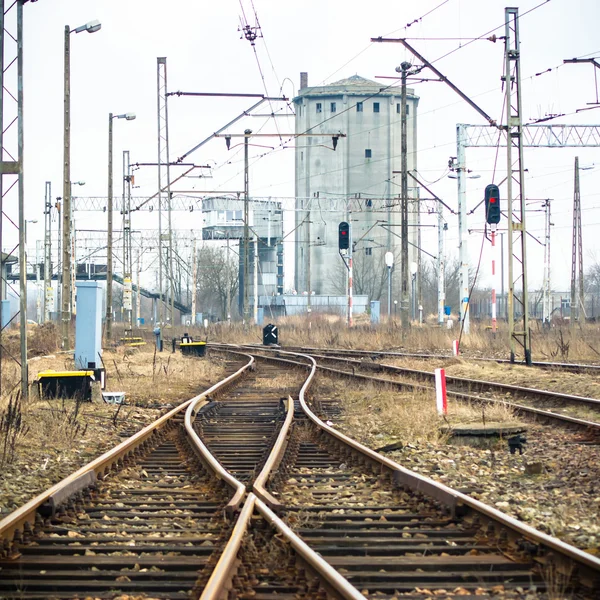 Železnice — Stock fotografie