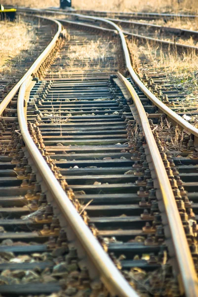 Järnvägsspår — Stockfoto