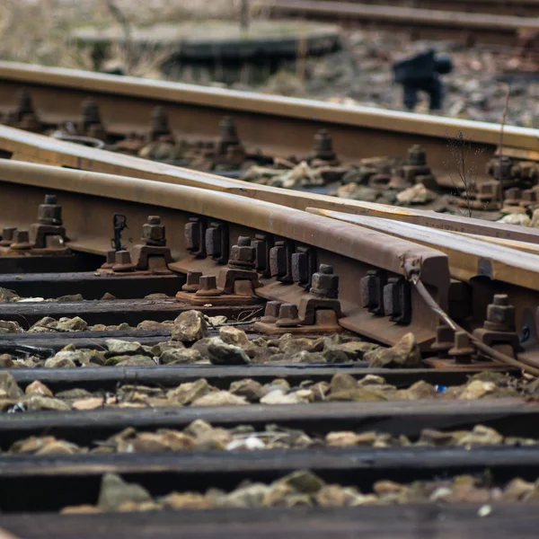 Železniční trať — Stock fotografie