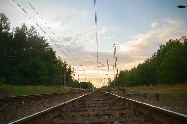 Järnvägsspår — Stockfoto