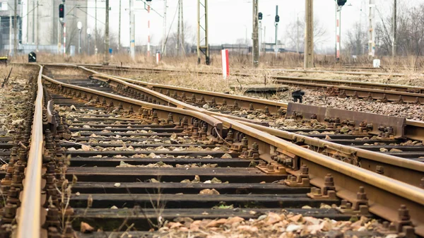 Železniční trať — Stock fotografie