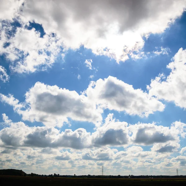 Sun behind the clouds — Stock Photo, Image